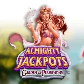 Almighty Jackpots: Garden of Persephone logo by Novomatic Locowin Casino