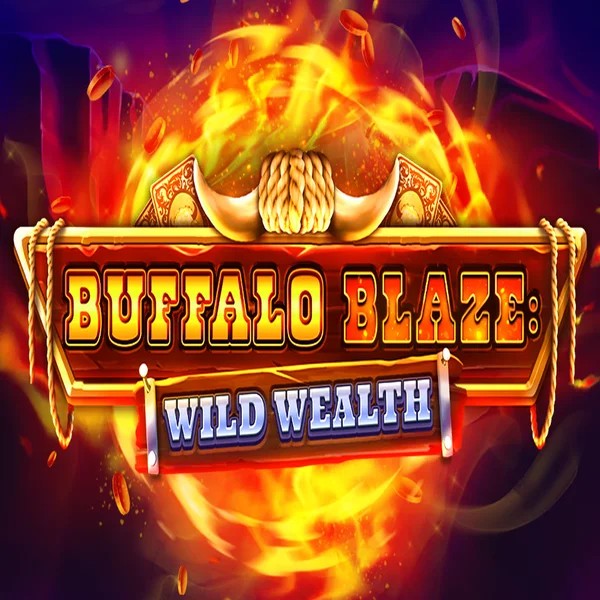 Buffalo Blaze Wild Wealth logo by OctoPlay Locowin Casino