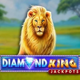 Diamond King Jackpots game by SpinPlay Games – logo hosted on Locowin Casino