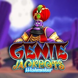 Genie Jackpots Wishmaker slot logo by Blueprint Gaming at Locowin Casino