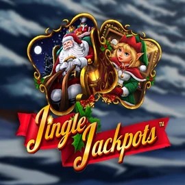 Jackpots logo of Jingle Jackpots from Dragon Gaming at Locowin Casino
