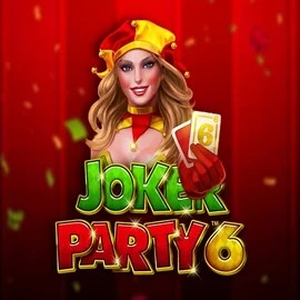 Joker Party 6 slot logo by Greentube at Locowin Casino