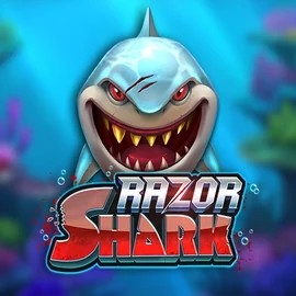 Official Slots logo: Razor Shark by Push Gaming at Locowin Casino