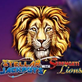 Stellar Jackpots with Serengeti Lions slot icon by Lightning Box Game, available at Locowin Casino