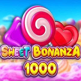 Sweet Bonanza 1000 slot logo by Pragmatic Play at Locowin Casino