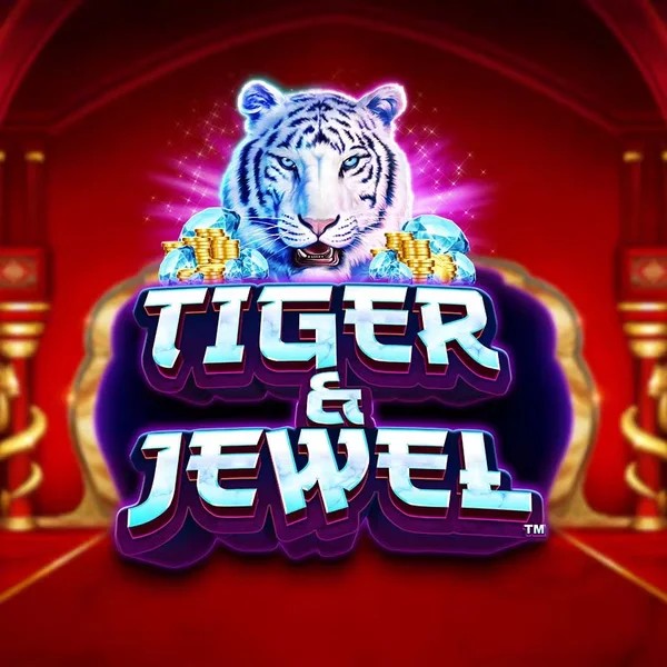 Slots logo of Tiger and Jewel from Greentube at Locowin Casino